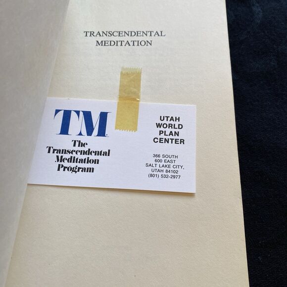 Transcendental Meditation By Jack Forem. Paperback Book. 1973 Copy. Great Cond. - Picture 3 of 9